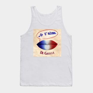 FRENCH KISS JETAIME DE GAULLE Tank Top